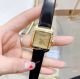 Copy Burberry 25mm women Watches Gold Case Black Leather Band (3)_th.jpg